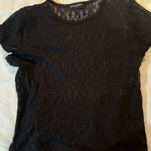 Black Lace Top